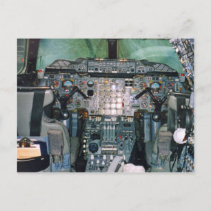 Concorde Cockpit-Briefkaart Briefkaart