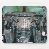 Concorde Cockpit Mousepad Muismat (Voorkant)