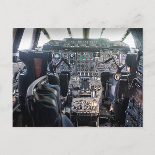 Concorde Flight Deck Briefkaart (Voorkant)