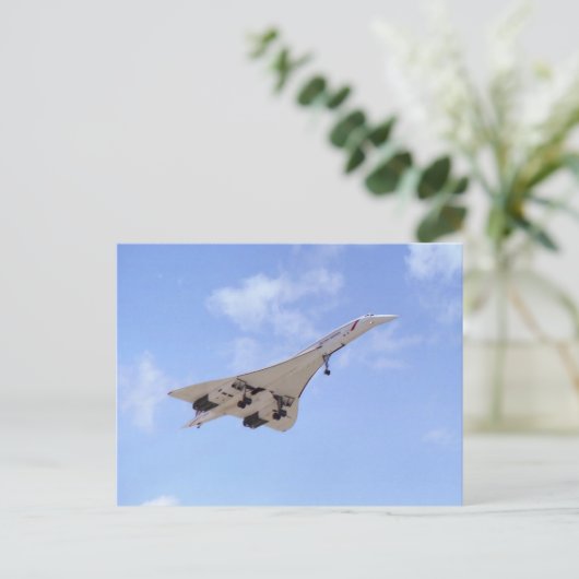 Concorde G-BOAF Briefkaart (Staand voorkant)