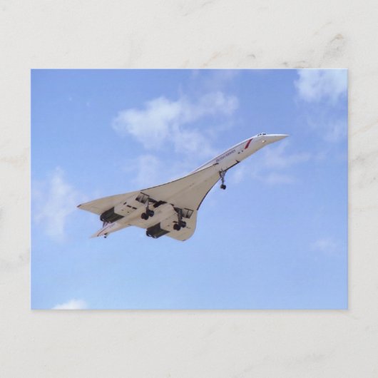 Concorde G-BOAF Briefkaart (Voorkant)