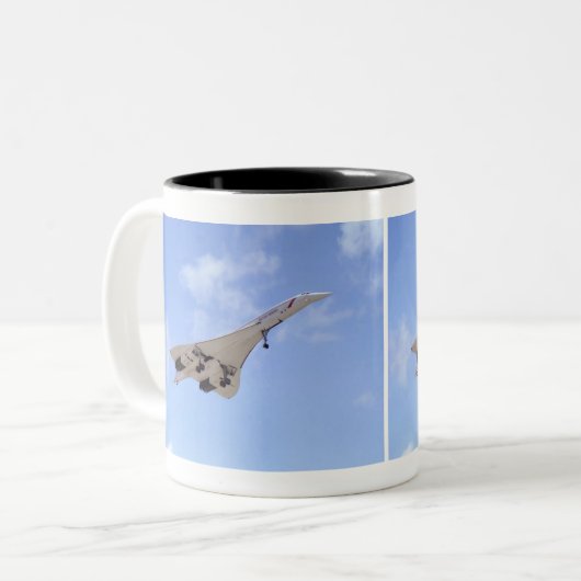 Concorde G-BOAF Tweekleurige Koffiemok (Voorkant links)