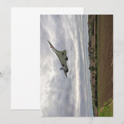 Concorde - High Speed Run - Flatte kaart (Voorkant / Achterkant)