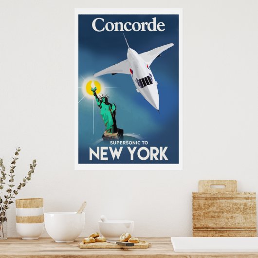 Concorde naar New York Poster (Keuken)