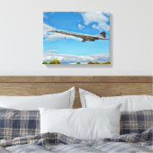 Concorde on Finals Canvas Afdruk (Insitu (Slaapkamer))