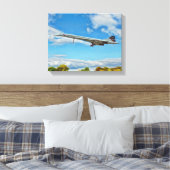 Concorde on Finals Canvas Afdruk (Insitu (Slaapkamer))