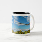 Concorde on Finals Tweekleurige Koffiemok (Voorkant rechts)