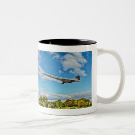 Concorde on Finals Tweekleurige Koffiemok