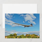 Concorde on Finals - vlakke Kaart (Voorkant / Achterkant)