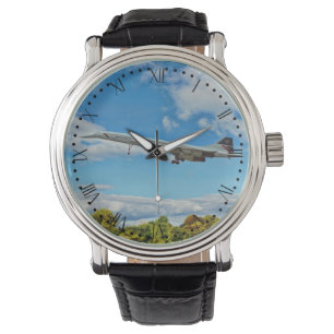 Concorde op Finals - Roman wijzerplaat Horloge