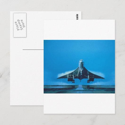 CONCORDE SST BRIEFKAART (Voorkant / Achterkant)