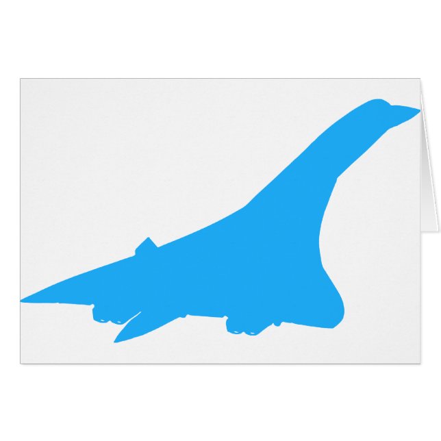 Concorde Supersonic Passenger Jetliner (Voorkant Horizontaal)