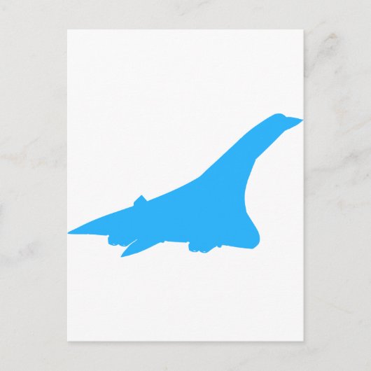 Concorde Supersonic Passenger Jetliner Briefkaart (Voorkant)
