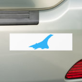 Concorde Supersonic Passenger Jetliner Bumpersticker (Op auto)