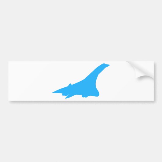 Concorde Supersonic Passenger Jetliner Bumpersticker (Voorkant)