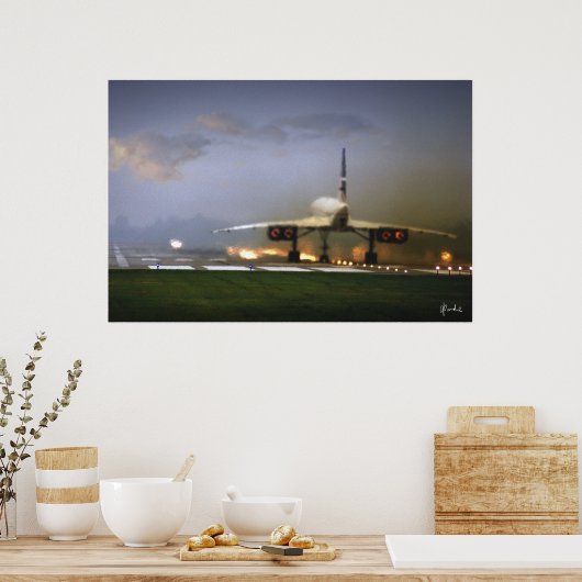 Concorde Takeoff Poster (Keuken)