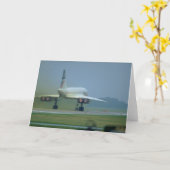 Concorde takes off, full afterburner kaart (Gele Bloem)