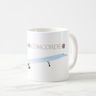Concorde Turbojet-aangedreven Supersonic Airliner Koffiemok