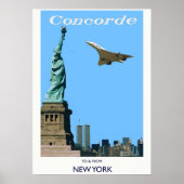 Concorde van New York Poster (Voorkant)