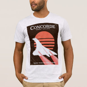 Concorde vintage vltreisposter t-shirt