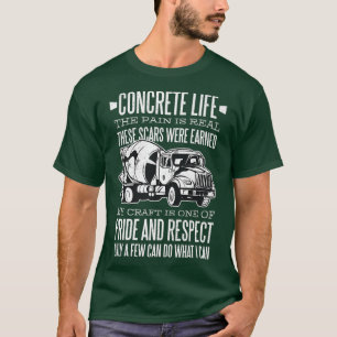 Concreet leven Pride en Respect Bouw T-shirt