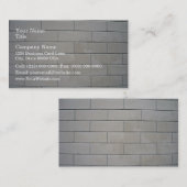 Concrete blokken visitekaartje (Voorkant / Achterkant)