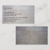 Concrete Brick-wandachtergrond Visitekaartje (Voorkant / Achterkant)