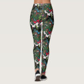 Concrete Canvas Bloom: Urban Oerwoud Leggings (Achterkant)