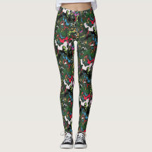 Concrete Canvas Bloom: Urban Oerwoud Leggings