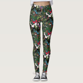 Concrete Canvas Bloom: Urban Oerwoud Leggings