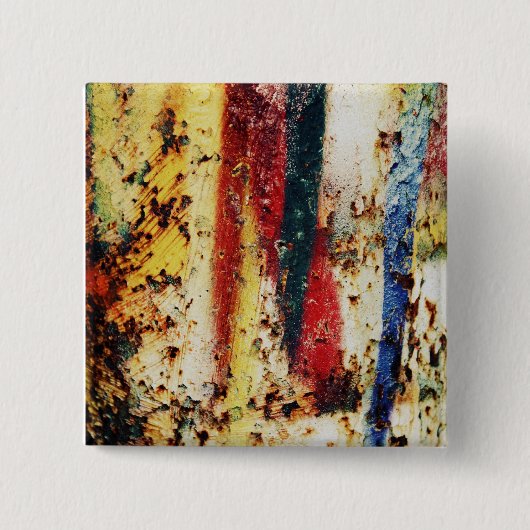 Concrete Canvas II Vierkante Button 5,1 Cm (Voorkant)