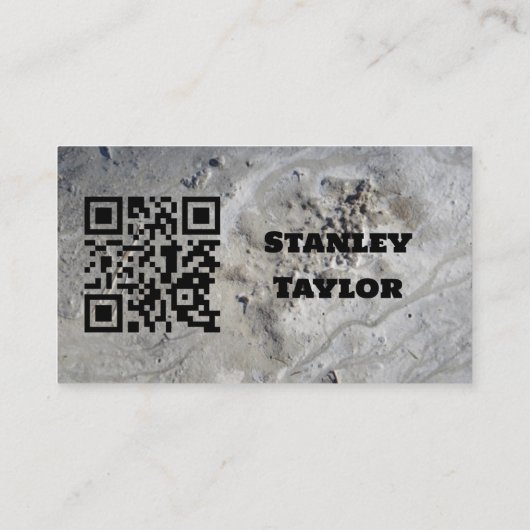 Concrete & Cement Solutions Custom QR Code Visitekaartje (Achterkant)