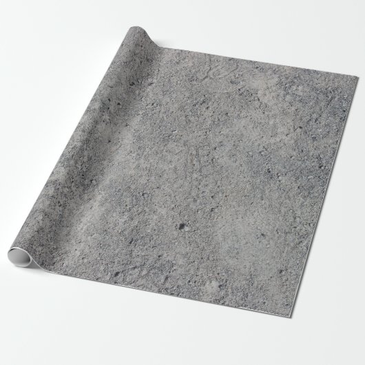 Concrete cement wall gray texture cadeaupapier (Uitgerold)