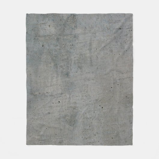 Concrete cement wall gray texture fleece deken (Voorkant)