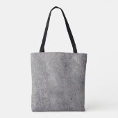 Concrete cement wall gray texture tote bag (Achterkant)