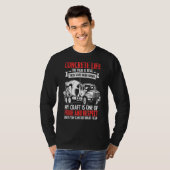 Concrete cementmixer stuurgroep constructie t-shirt (Voorkant volledig)