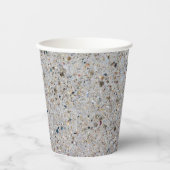 Concrete cementrealistische textuur papieren bekers (Voorkant)