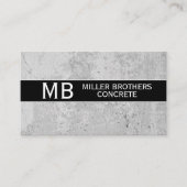 Concrete constructiemateriaal — Sjabloon Visitekaartje (Voorkant)
