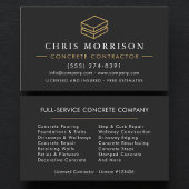 Concrete Contractor Services Visitekaartje