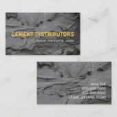 Concrete distributeurs Cement Paving Construction Visitekaartje (Voorkant / Achterkant)