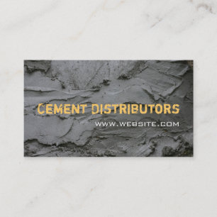 Concrete distributeurs Cement Paving Construction Visitekaartje