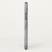 Concrete donkergrijze stone wandtextuurpatroon Case-Mate iPhone case (Achterkant / rechts)