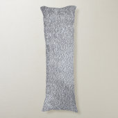 Concrete donkergrijze stone wandtextuurpatroon lichaamskussen (Voorkant Verticaal)