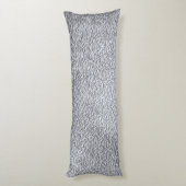 Concrete donkergrijze stone wandtextuurpatroon lichaamskussen (Achterkant (Verticaal))