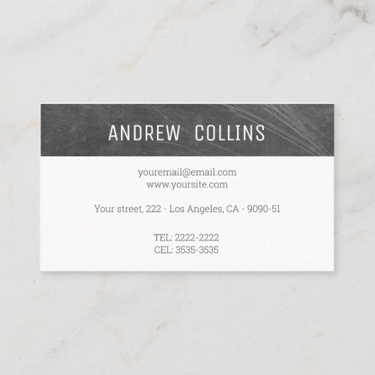 CONCRETE DUO I VISITEKAARTJE (Achterkant)