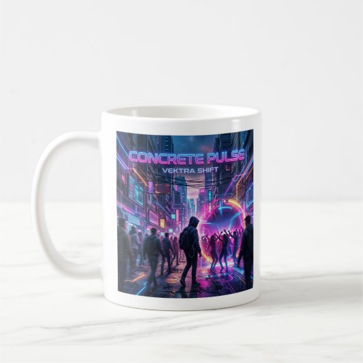 Concrete Edge Neon EDM Koffiemok (Links)