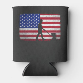 Concrete Finisher Amerikaanse vlag Patriottisch Blikjeskoeler