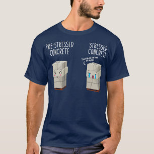 Concrete finisher betonmixer voorgespannen cr t-shirt