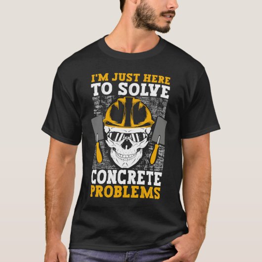 Concrete Finisher Bricklayer Masonery  1 T-shirt (Voorkant)