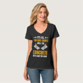Concrete Finisher Bricklayer Masonery T-shirt (Voorkant volledig)